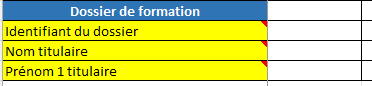 accrochage certificateur : information sur le dossier de formation