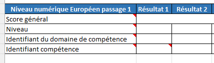 accrochage certificateur : Niveau numérique Européen